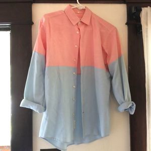 2 tone frank & oak shirt